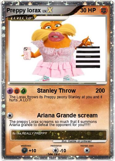 Pokemon Preppy lorax