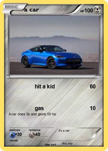Pokemon a car