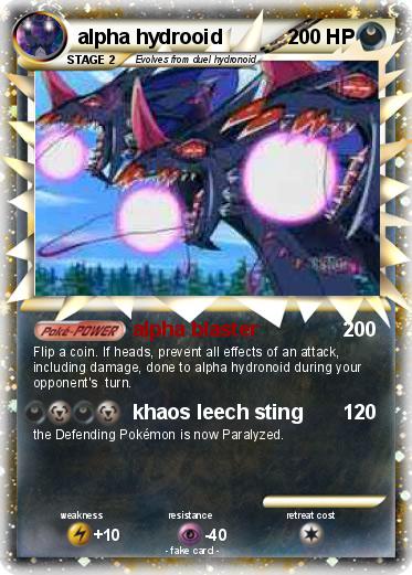Pokemon alpha hydrooid