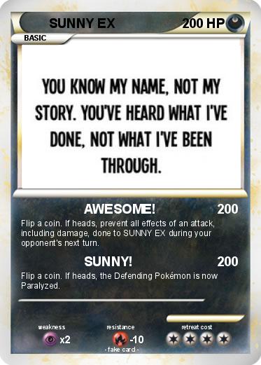 Pokemon SUNNY EX