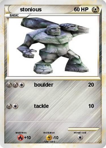 Pokemon stonious