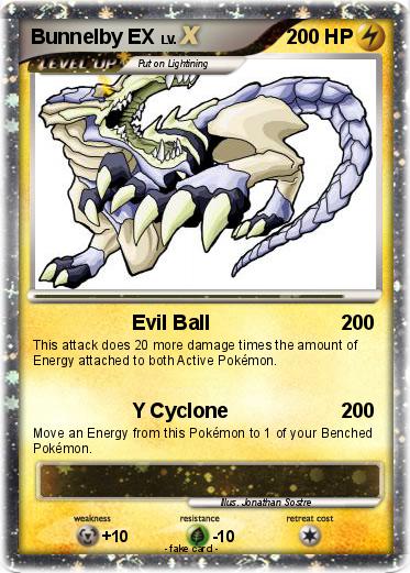 Pokemon Bunnelby EX