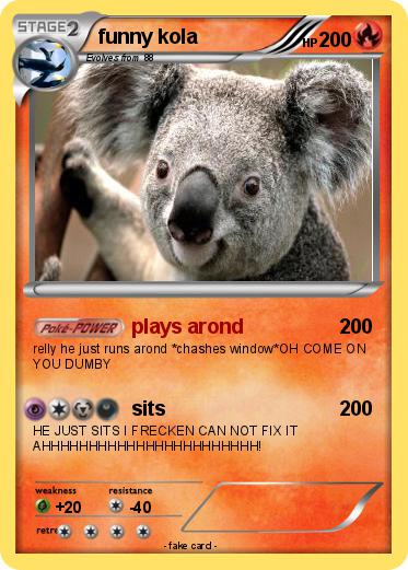 Pokemon funny kola