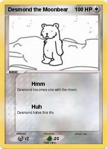 Pokemon Desmond the Moonbear