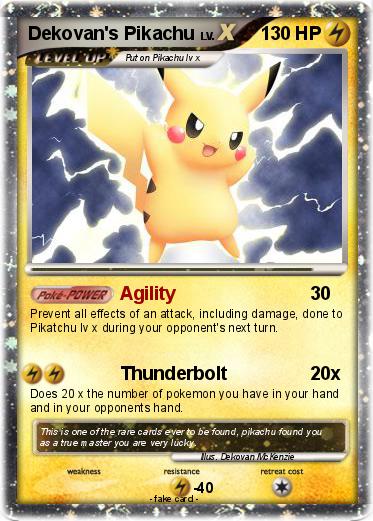 Pokemon Dekovan's Pikachu