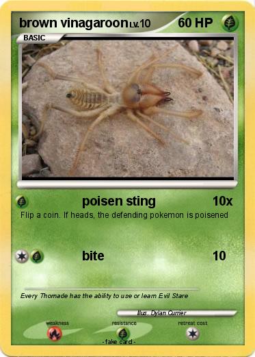 Pokemon brown vinagaroon