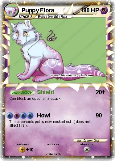 Pokemon Puppy Flora