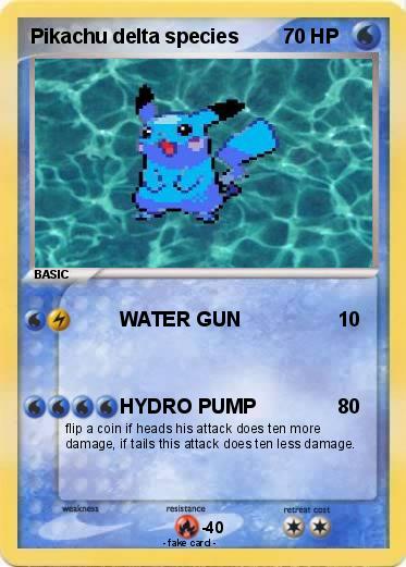 Pokemon Pikachu delta species