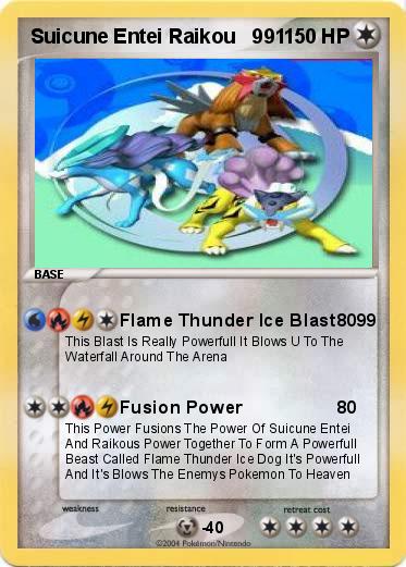 Pokemon Suicune Entei Raikou   991