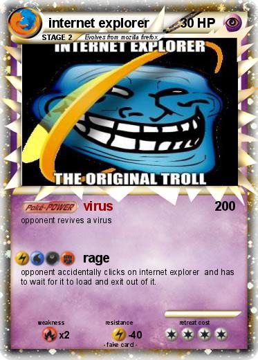 Pokemon internet explorer