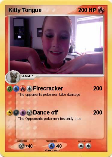 Pokemon Kitty Tongue