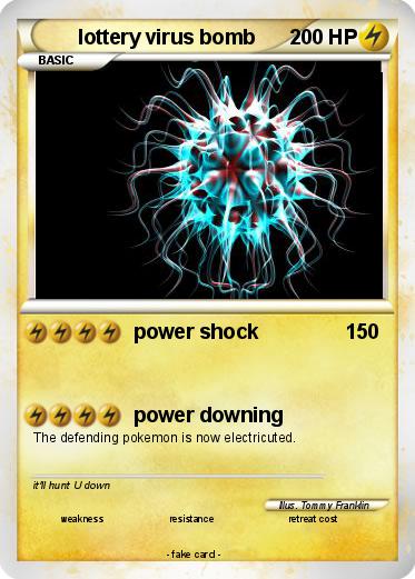 Pokemon lottery virus bomb