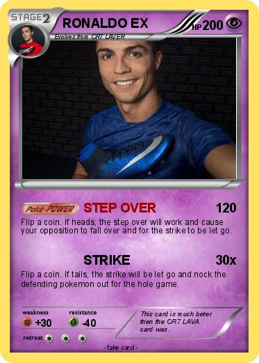 Pokemon RONALDO EX