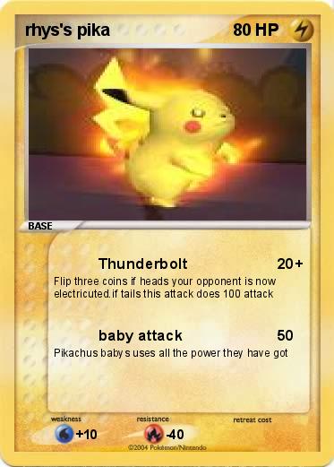 Pokemon rhys's pika
