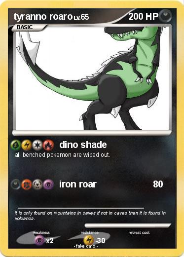 Pokemon tyranno roaro