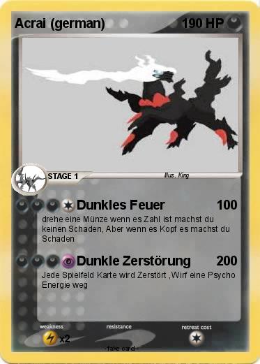 Pokemon Acrai (german)