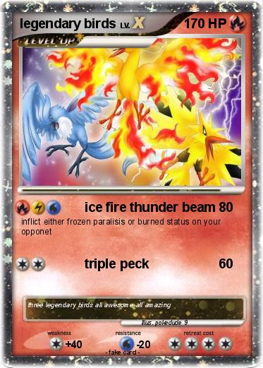 Pokemon legendary birds
