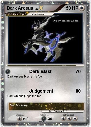 Pokemon Dark Arceus