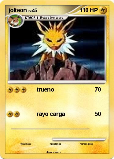 Pokemon jolteon