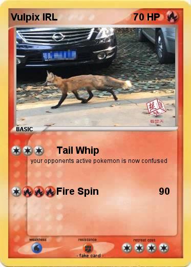 Pokemon Vulpix IRL