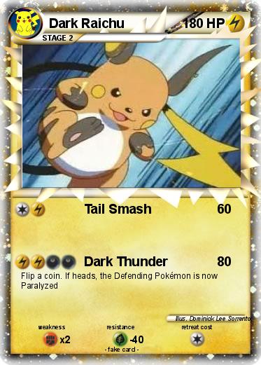 Pokemon Dark Raichu