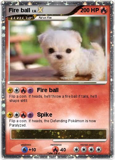 Pokemon Fire ball
