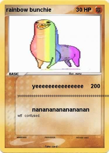 Pokemon rainbow bunchie