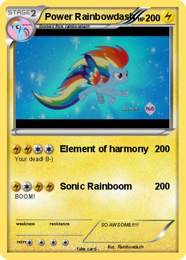 Pokemon Power Rainbowdash