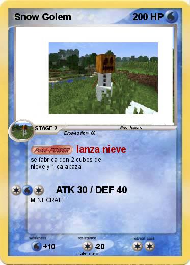 Pokemon Snow Golem