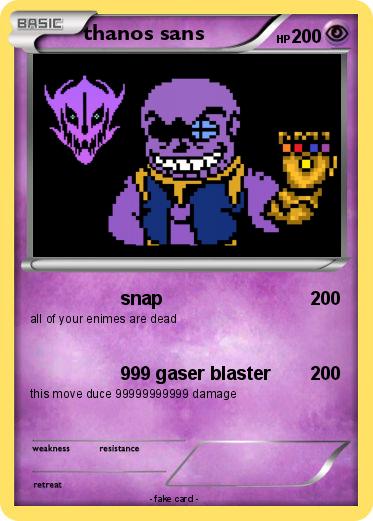 Pokemon thanos sans