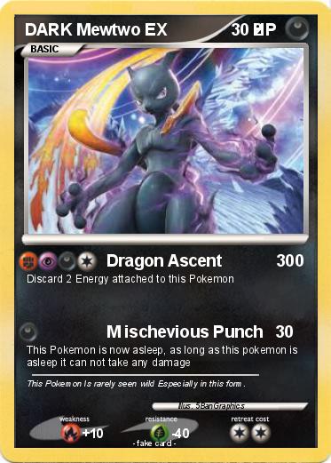 Pokemon DARK Mewtwo EX                   2