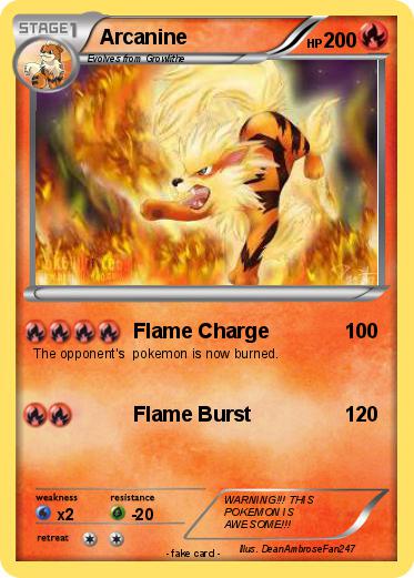 Pokemon Arcanine