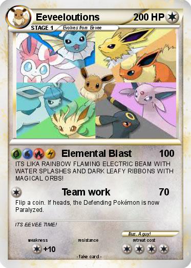 Pokemon Eeveeloutions