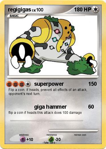 Pokemon regigigas