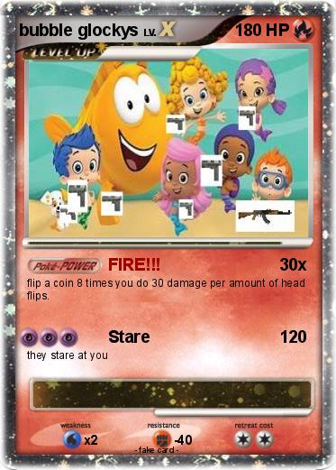 Pokemon bubble glockys