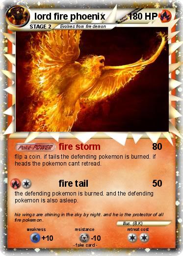 Pokemon lord fire phoenix