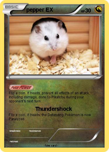 Pokemon pepper EX