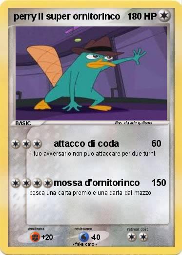 Pokemon perry il super ornitorinco