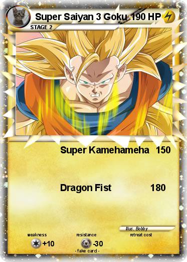 Pokemon Super Saiyan 3 Goku
