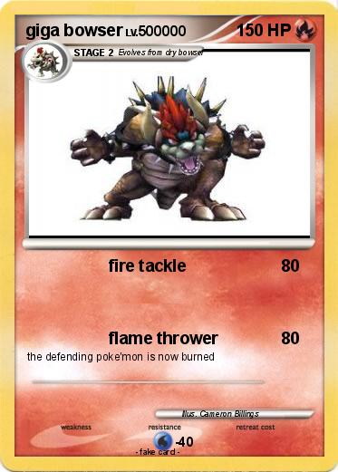 Pokemon giga bowser