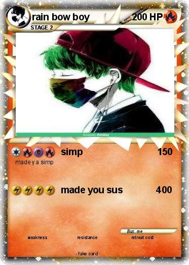 Pokemon rain bow boy