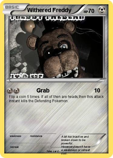 Pokemon Withered Freddy