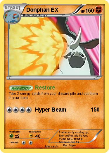 Pokemon Donphan EX