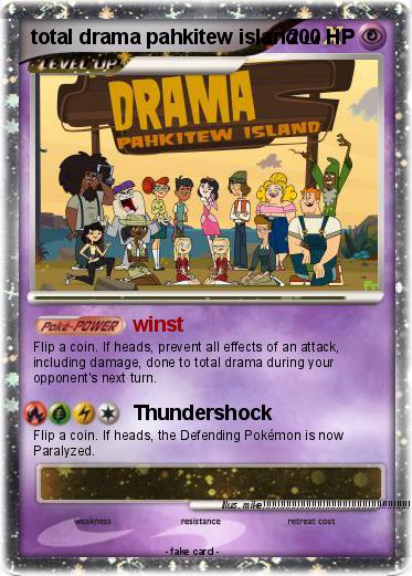 Pokemon total drama pahkitew island