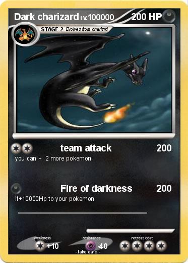 Pokemon Dark charizard