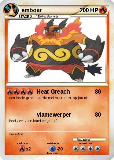 Pokemon emboar