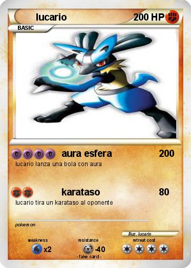 Pokemon lucario