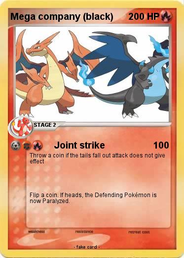 Pokemon Mega company (black)