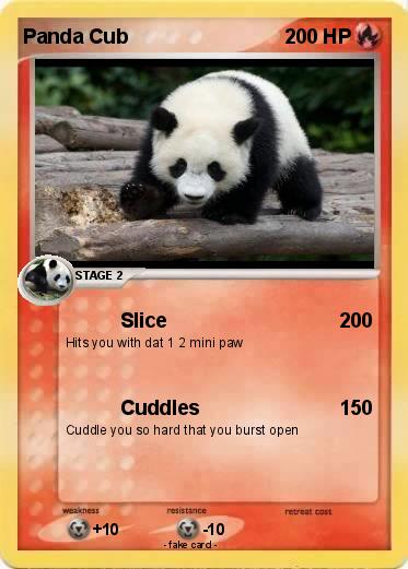 Pokemon Panda Cub