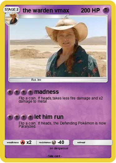 Pokemon the warden vmax